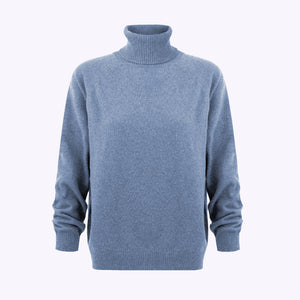 Sweater in merino wool / 16 / 13 / ocean blue