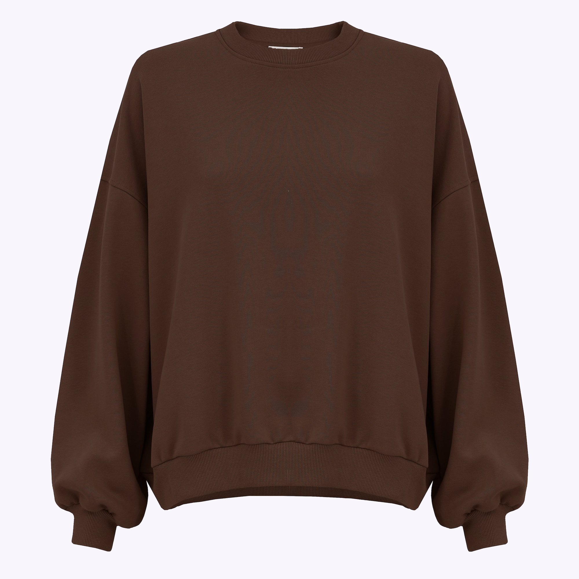 Sweatshirt in organic cotton / 17 / 12 / hazelnut