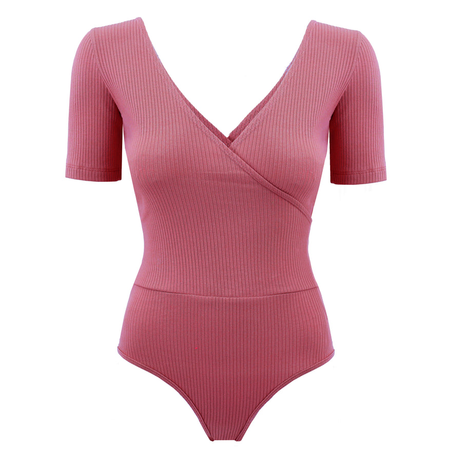 Bodysuit in organic cotton / 01 / 04 / raspberry pink