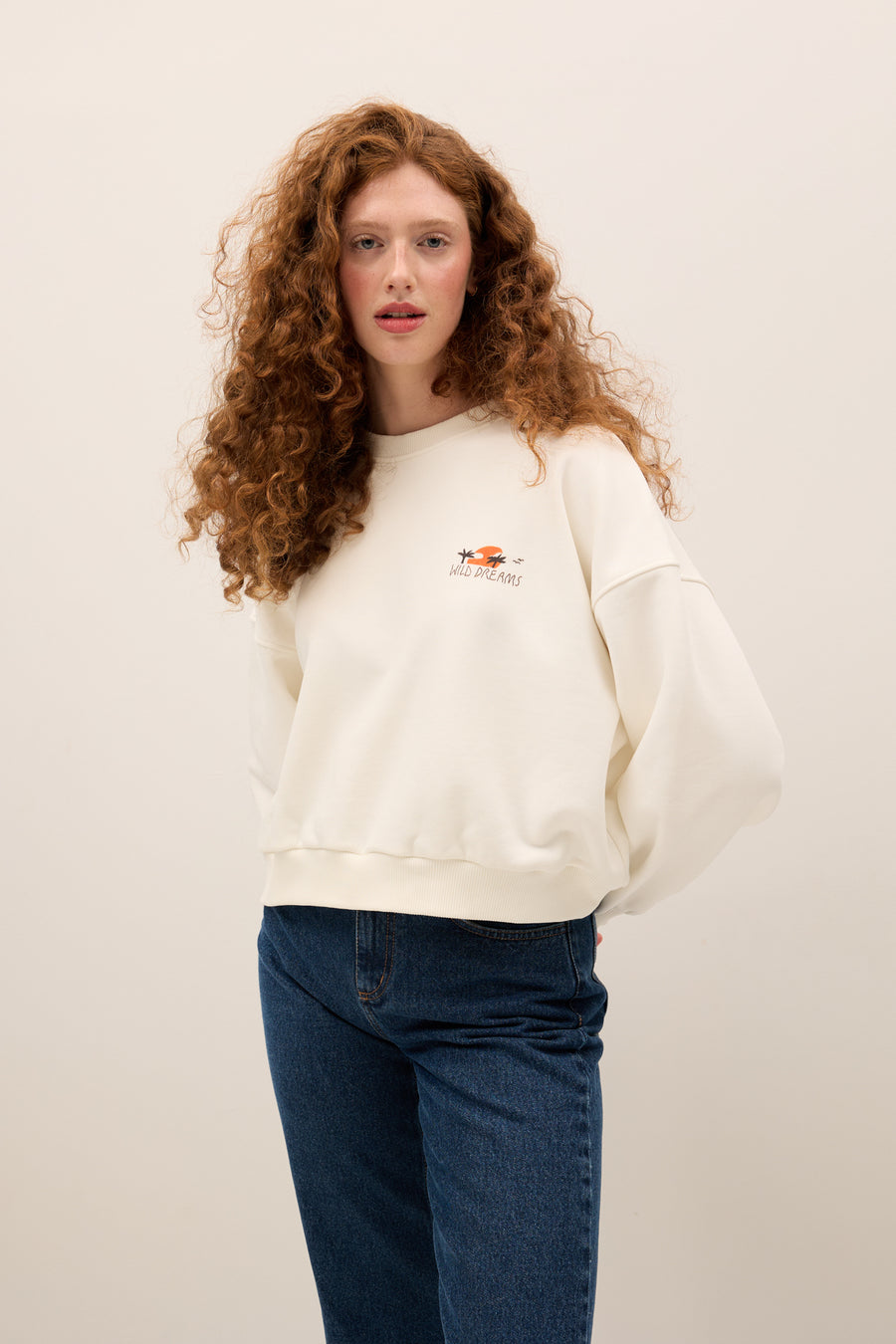Cotton sweatshirt / 17 / 12 / country roads