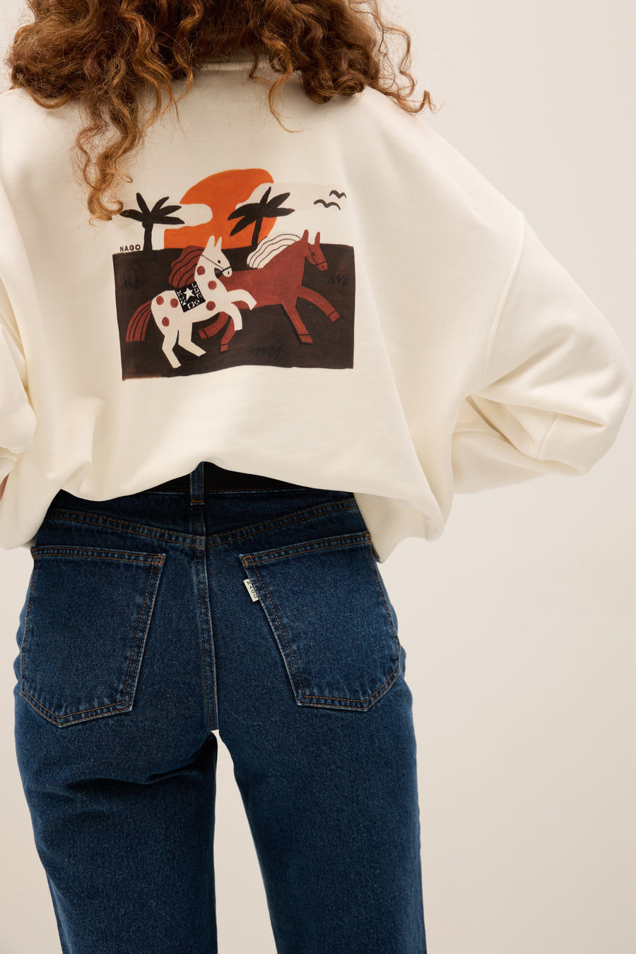 Cotton sweatshirt / 17 / 12 / country roads