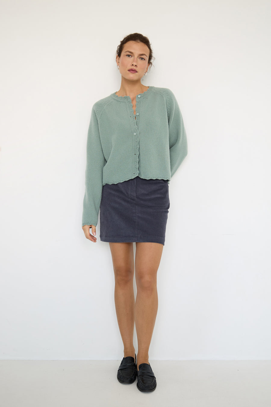 Skirt in cotton / 07 / 12 / volcanic sand