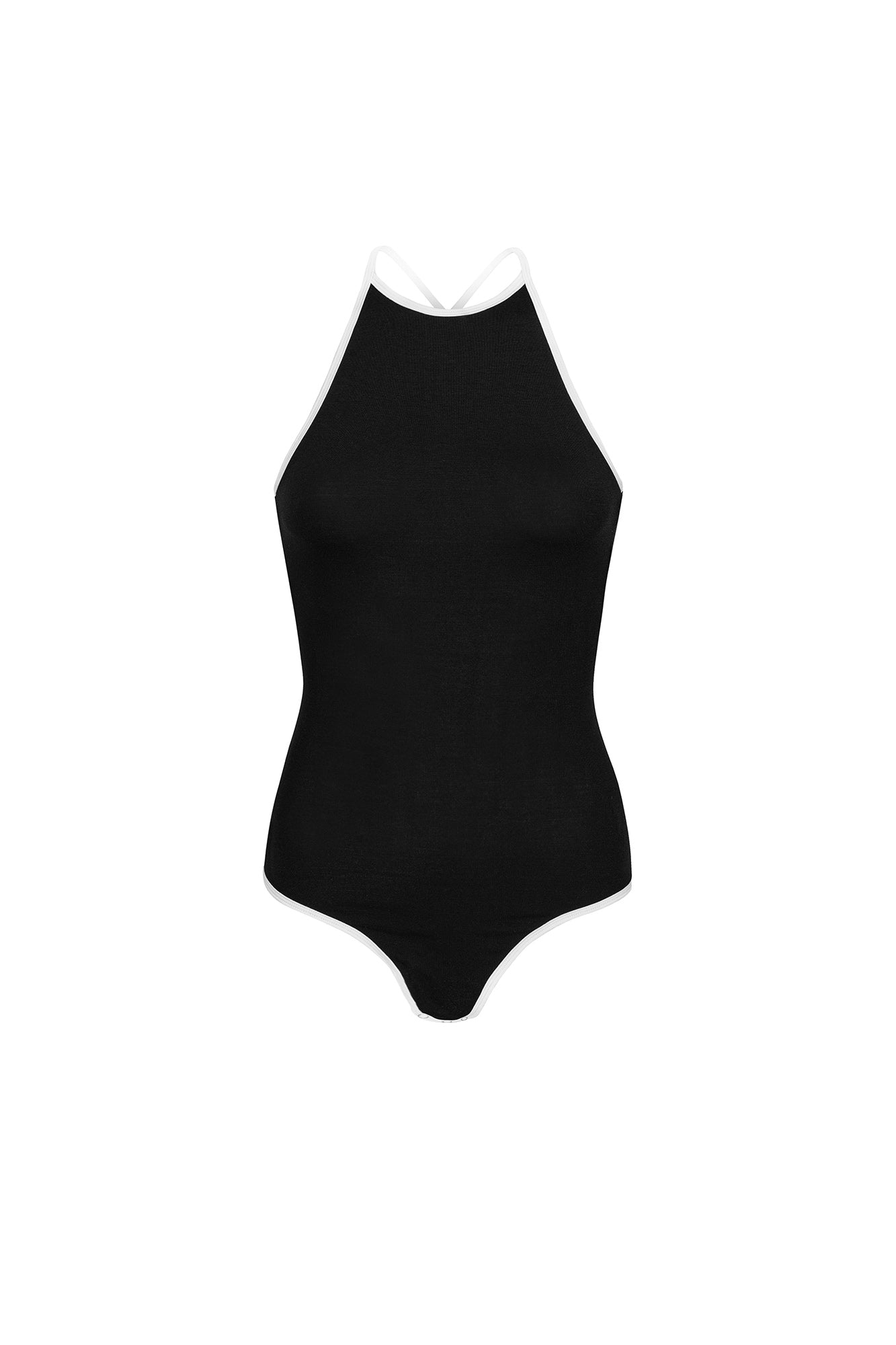 Bodysuit in viscose / 01 / 43 / night blue