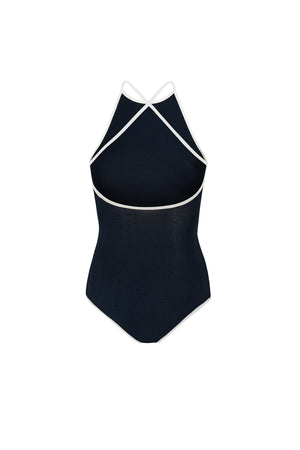 Bodysuit in viscose / 01 / 43 / night blue