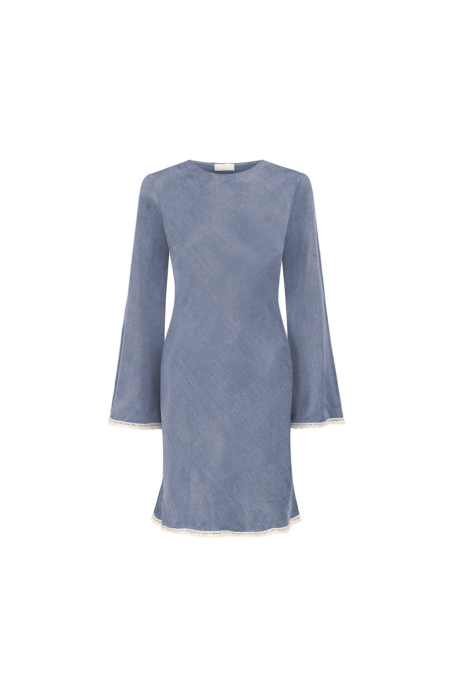 Dress in lyocell and viscose / 03 / 37 / ash blue