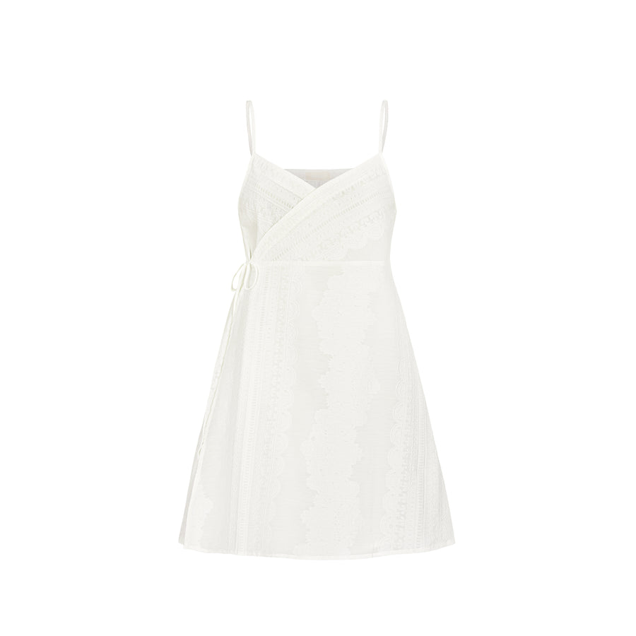 Dress in tencel and cotton / 03 / 43 / pure white