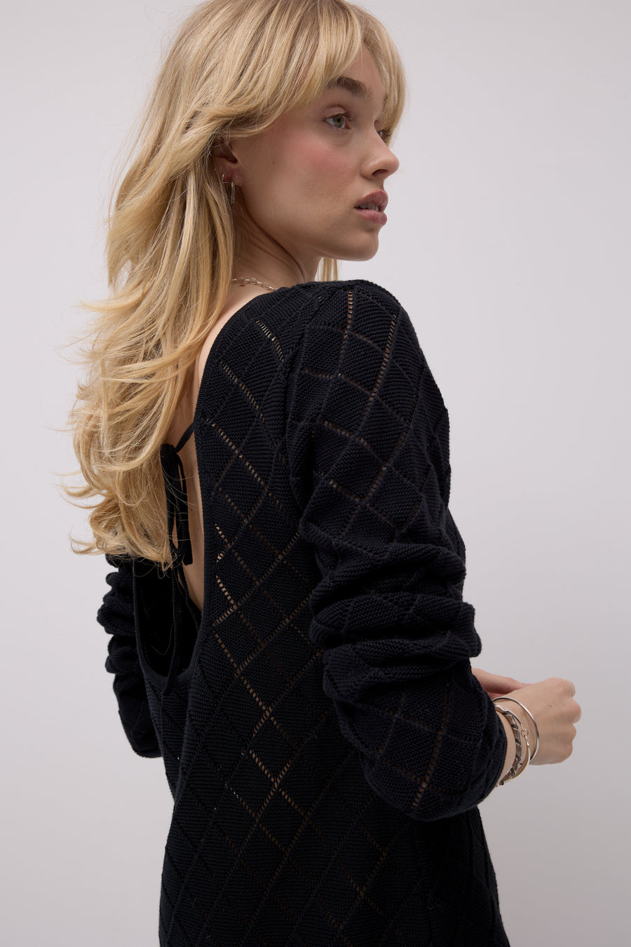Dress in organic cotton / 02 / 37 / onyx black