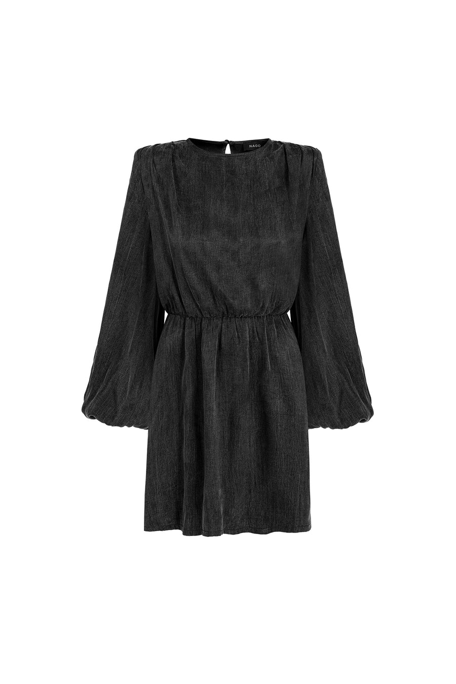 Lyocell & viscose blend dress / 03 / 26 / onyx black