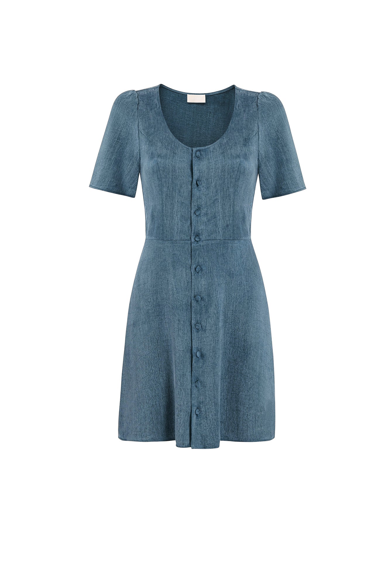 Dress in lyocell & viscose blend / 03 / 28 / ash blue