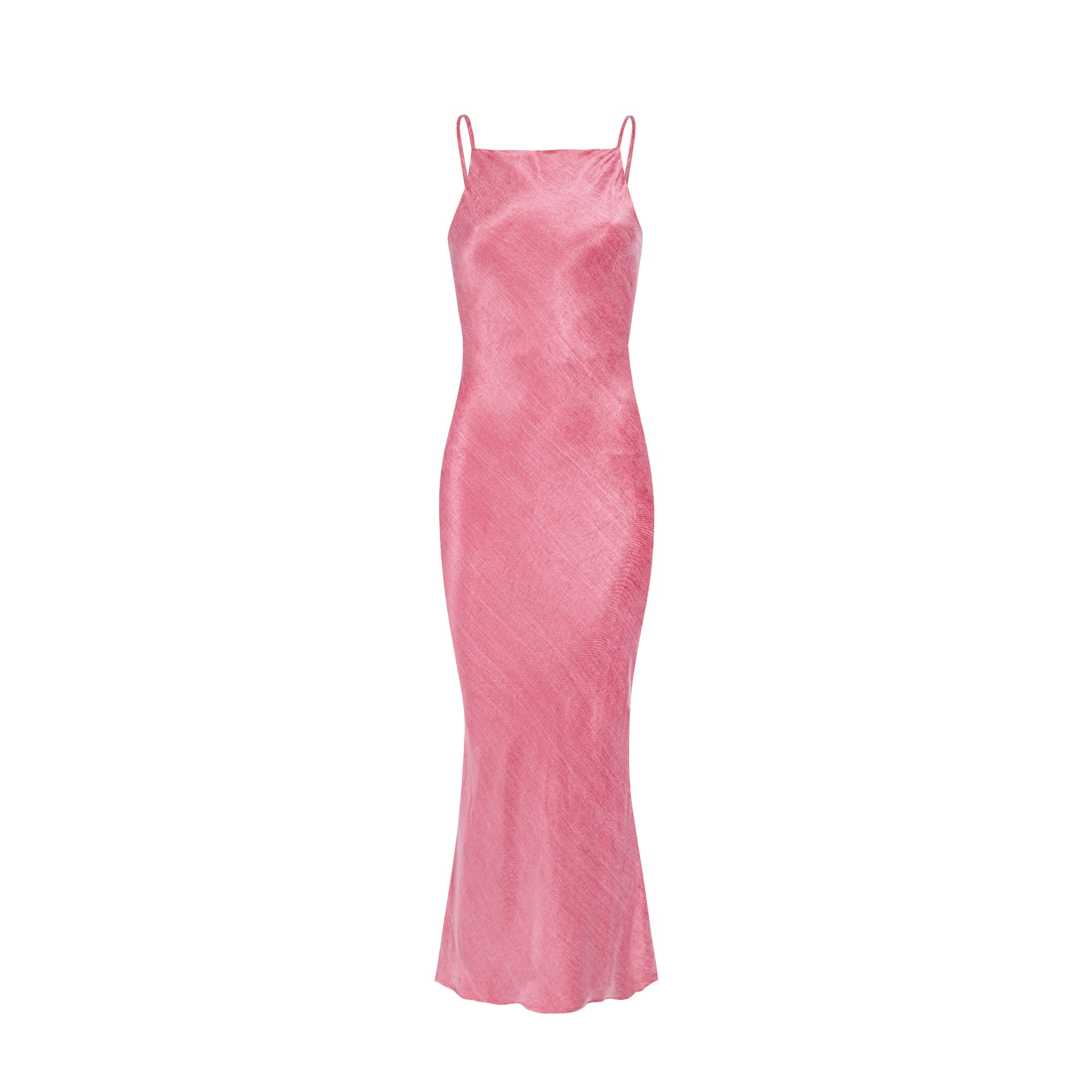 Dress in lyocell & viscose blend / 03 / 31 / raspberry pink
