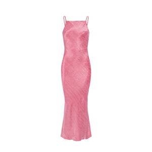 Dress in lyocell & viscose blend / 03 / 31 / raspberry pink