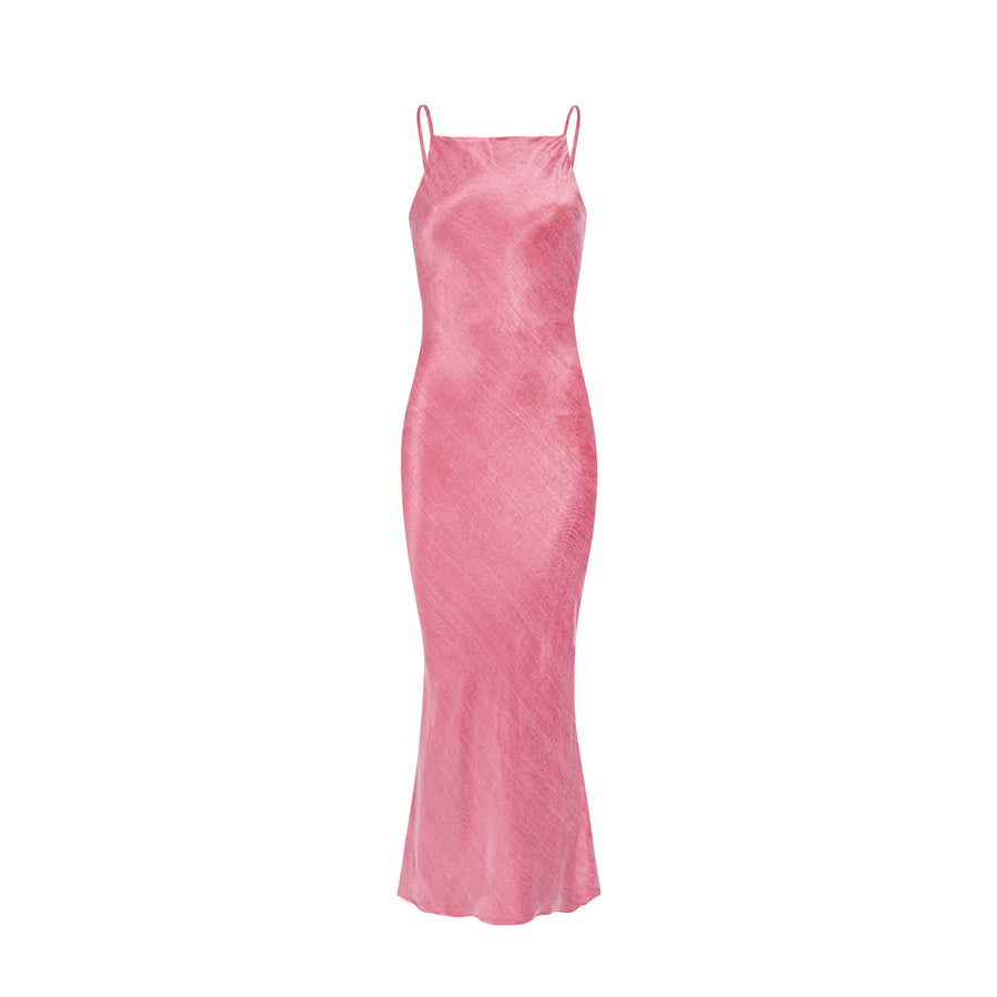 Dress in lyocell & viscose blend / 03 / 31 / raspberry pink
