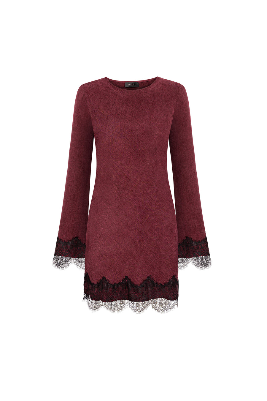 Dress in lyocell & viscose / 03 / 36 / dark cherry