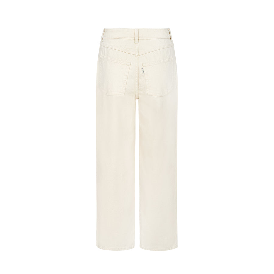 Diagonal trousers / 05 / 21 / unbleached