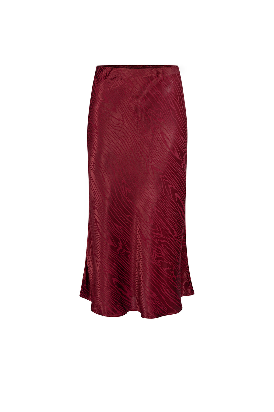 Skirt in viscose / 07 / 13 / bordeaux