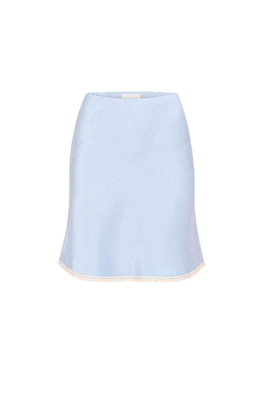 Skirt in viscose and lyocell / 07 / 23 / sky blue
