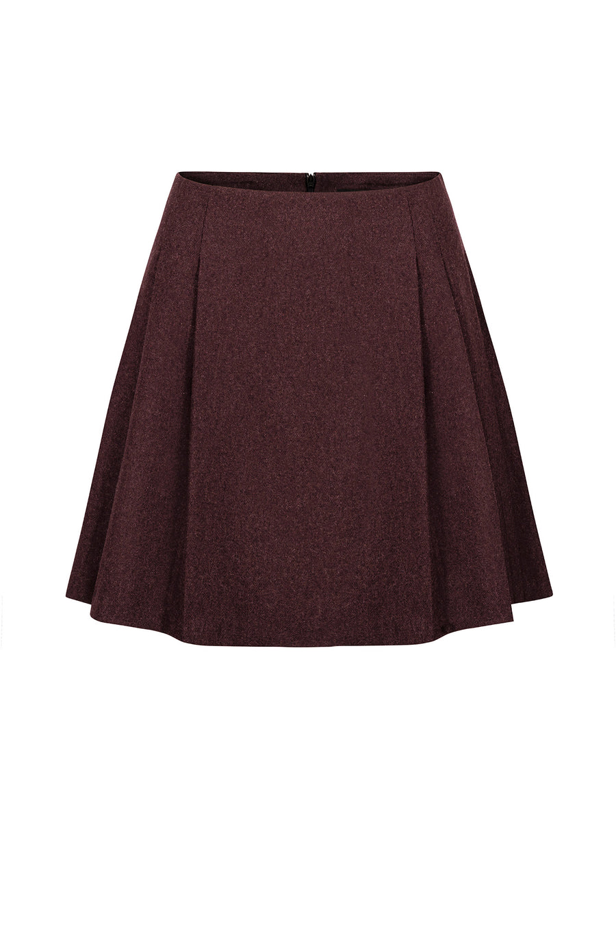 Skirt with wool / 07 / 21 / dark grapes