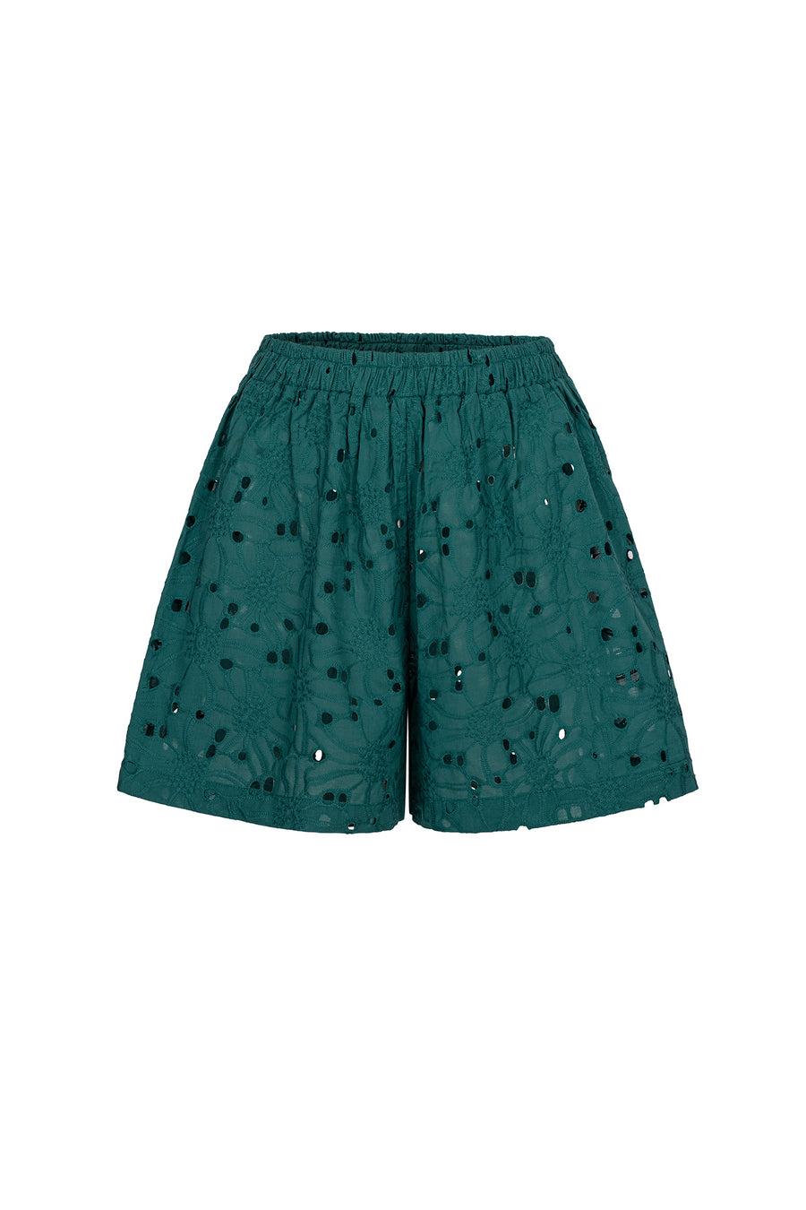 Shorts in cotton / 09 / 08 / ivy green