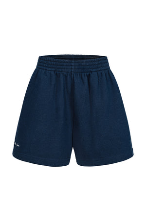 Shorts in organic cotton / 09 / 15 / silent blue
