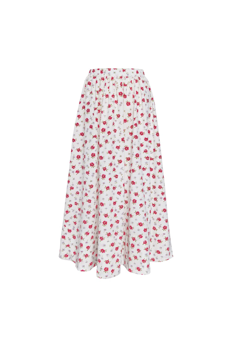 Skirt in cotton / 07 / 11 / romantic flowers
