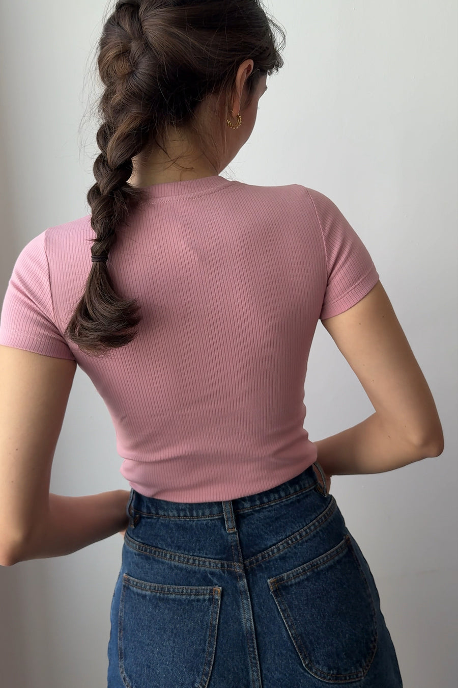 T-shirt in organic cotton / 13 / 04 / raspberry shake