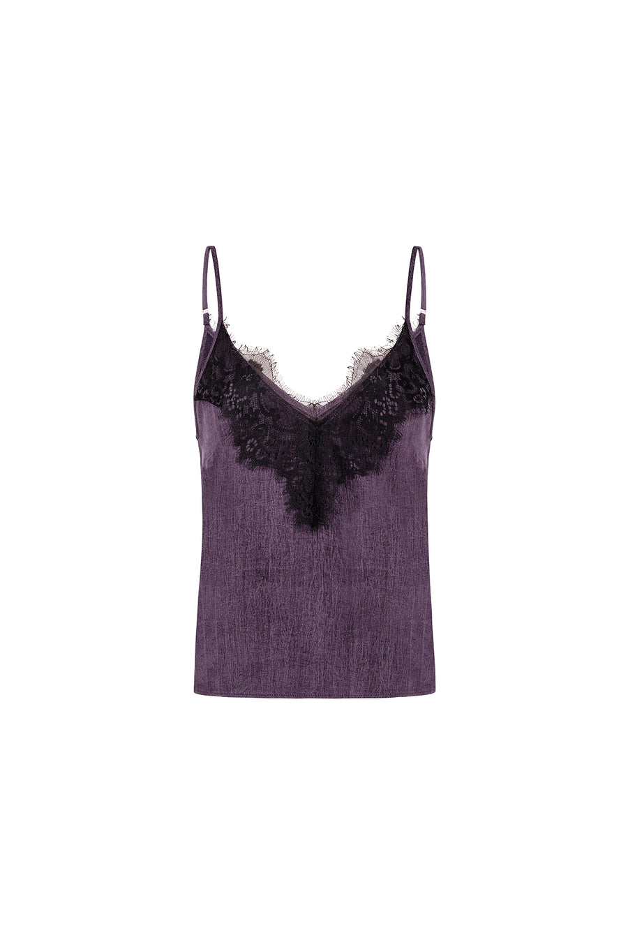 Lyocell & viscose top / 11 / 05 / dark plum