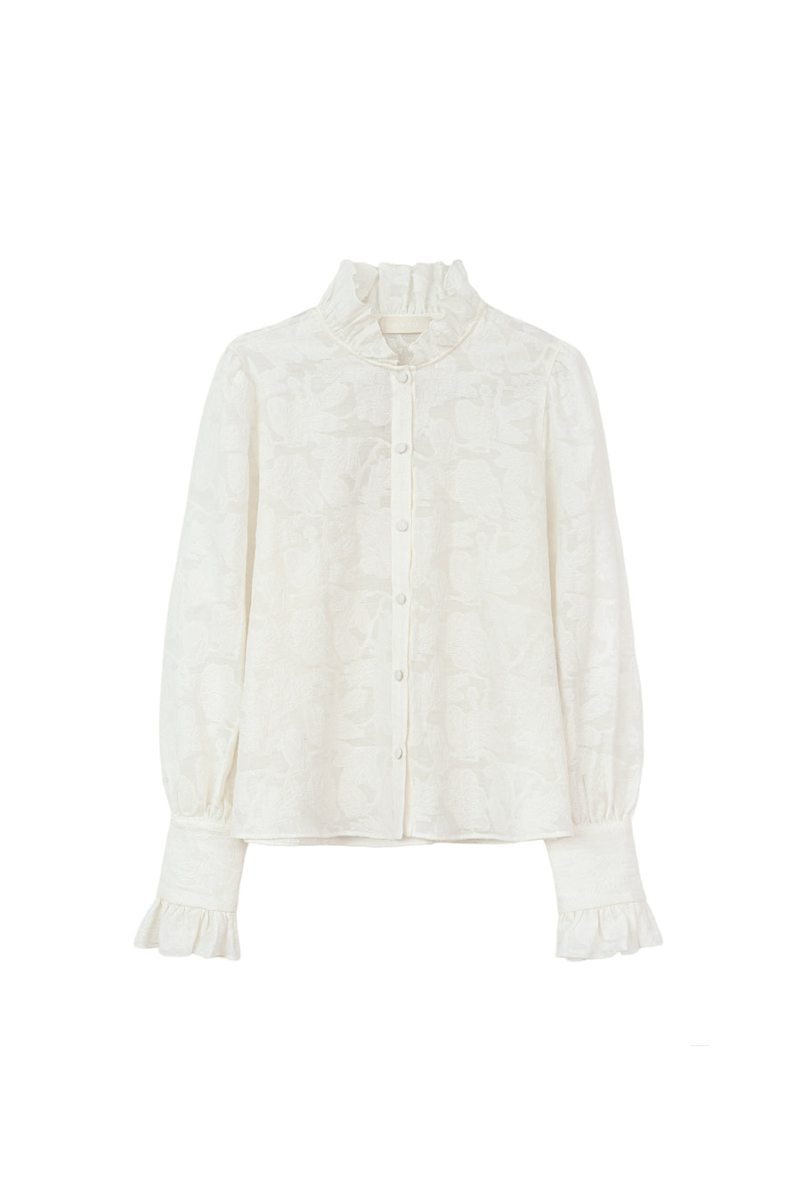 Shirt in cotton / 12 / 29 / cream white