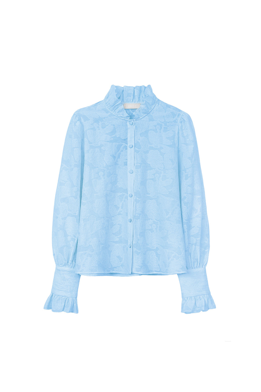 Shirt in cotton / 12 / 29 / sky blue