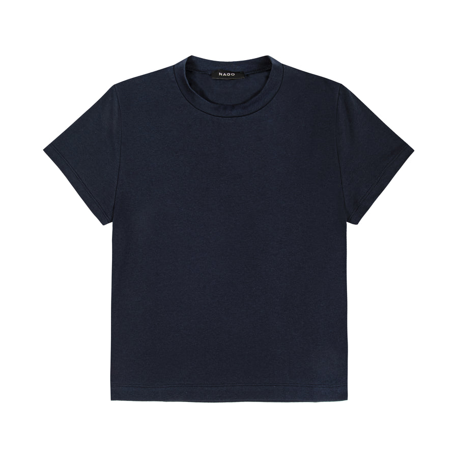 T-shirt in organic cotton / 13 / 29 / night blue