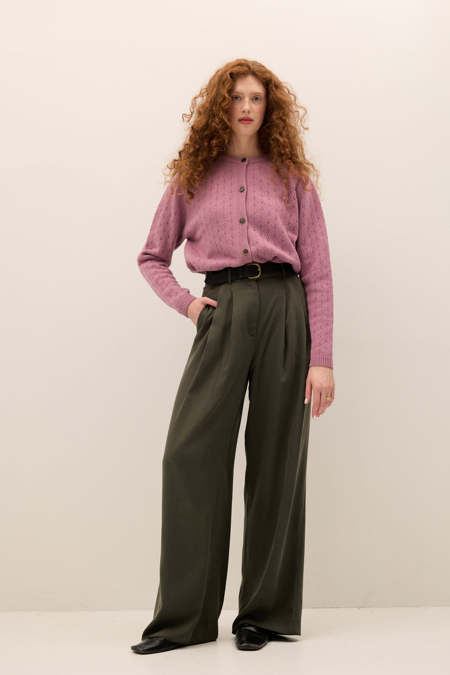 Tencel™ trousers / 05 / 02 / autumn green