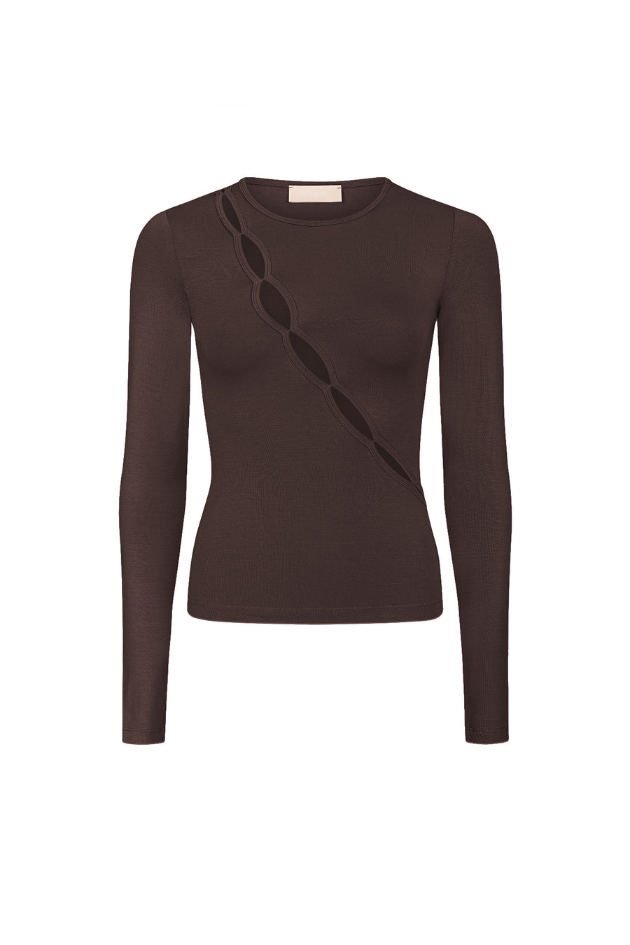 Viscose Longsleeve / 14 / 29 / ebony wood