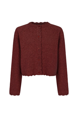 Cardigan in wool / 16 / 15 / autumn leaves
