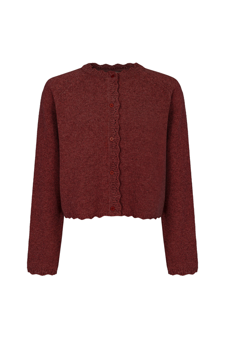 Cardigan in wool / 16 / 15 / autumn leaves