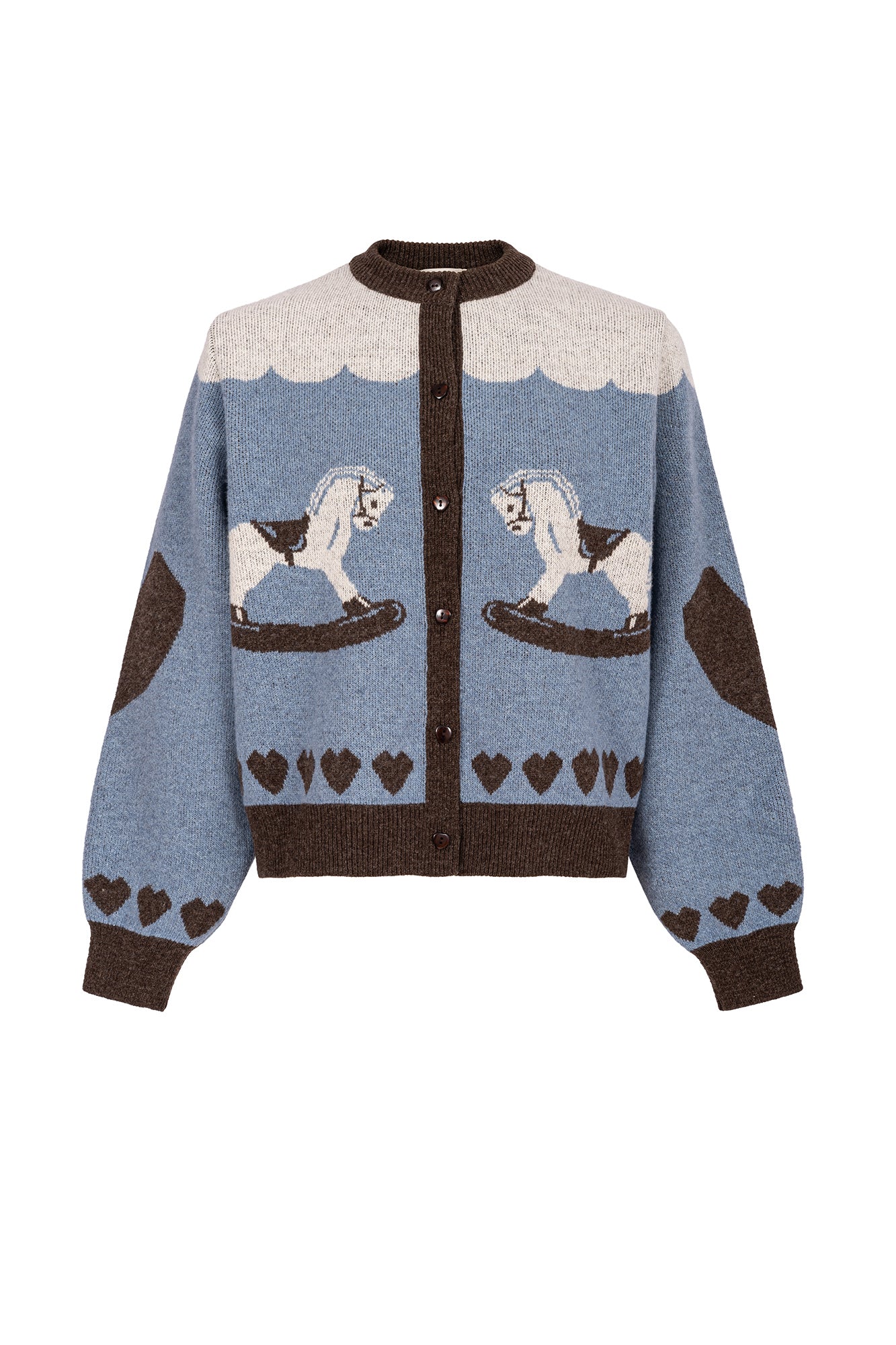 Wool cardigan / 16 / 21 / nutcracker