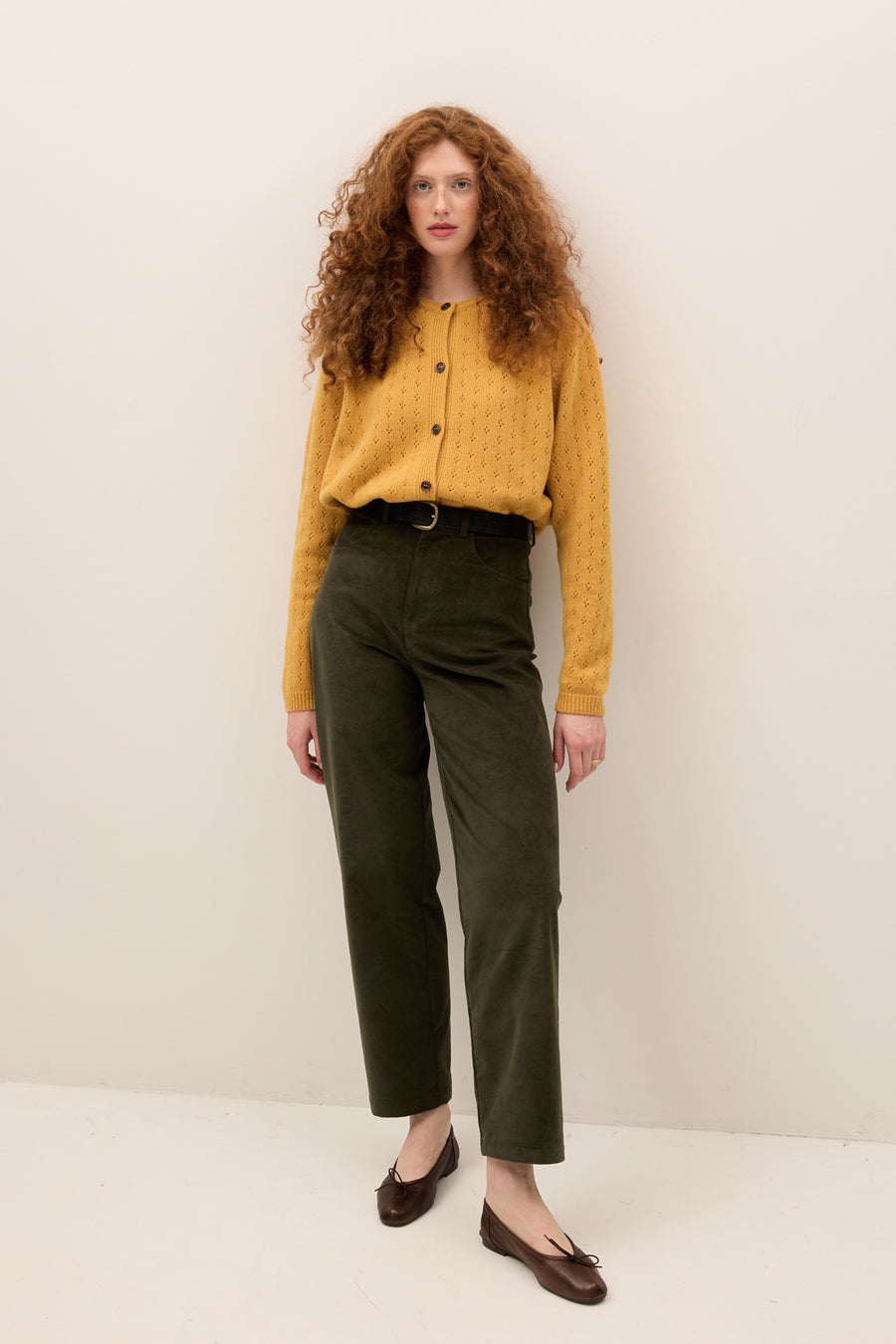 Cotton trousers / 05 / 19 / dusty green