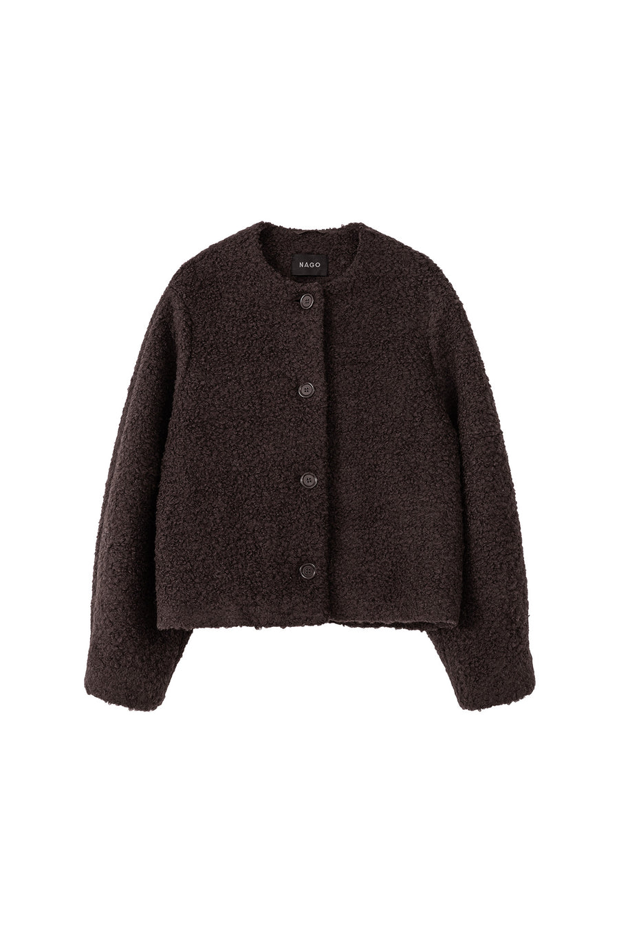 Wool-blend jacket / 18 / 18 / chocolate brown