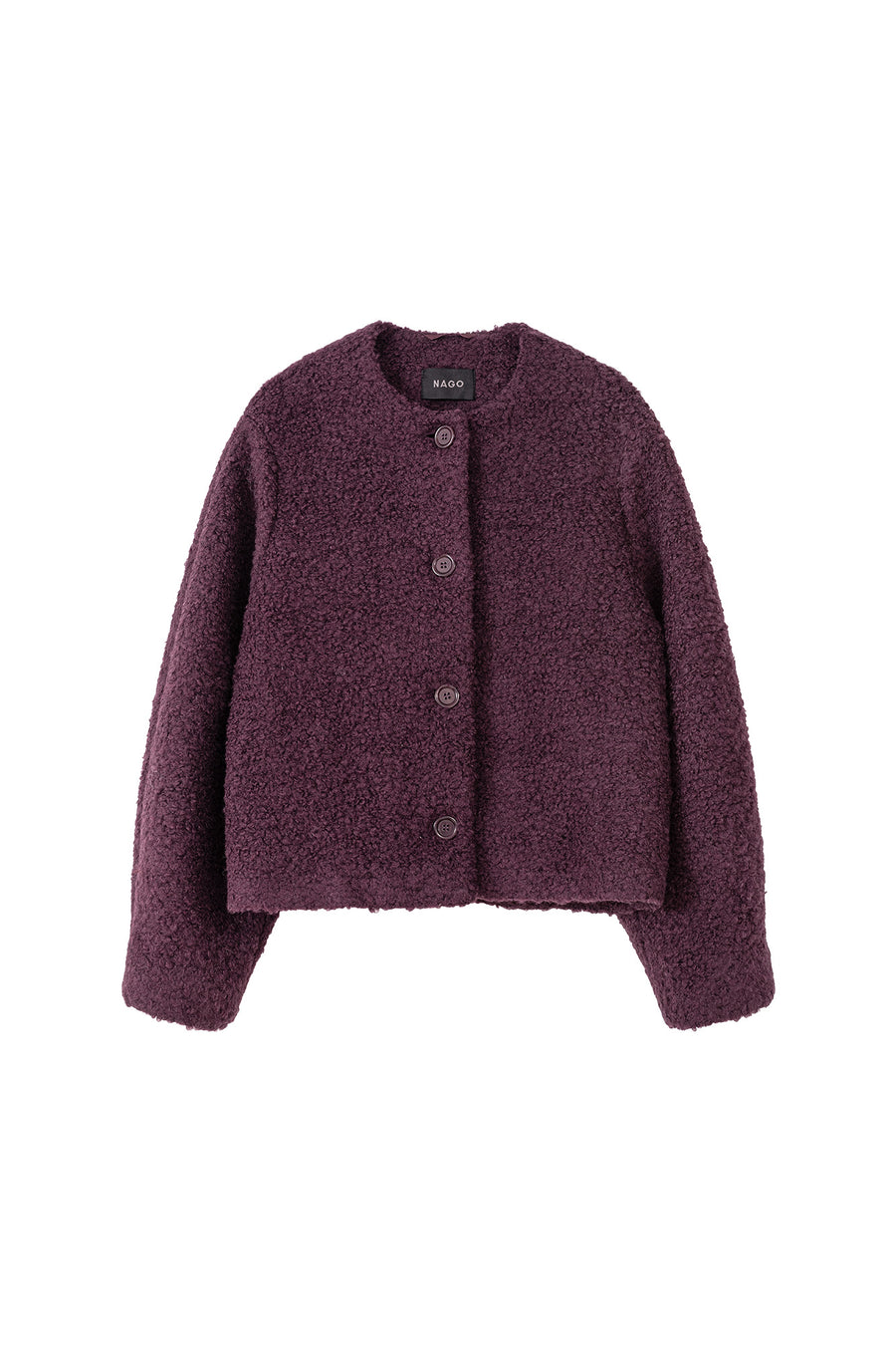 Wool-blend jacket / 18 / 18 / dark plum