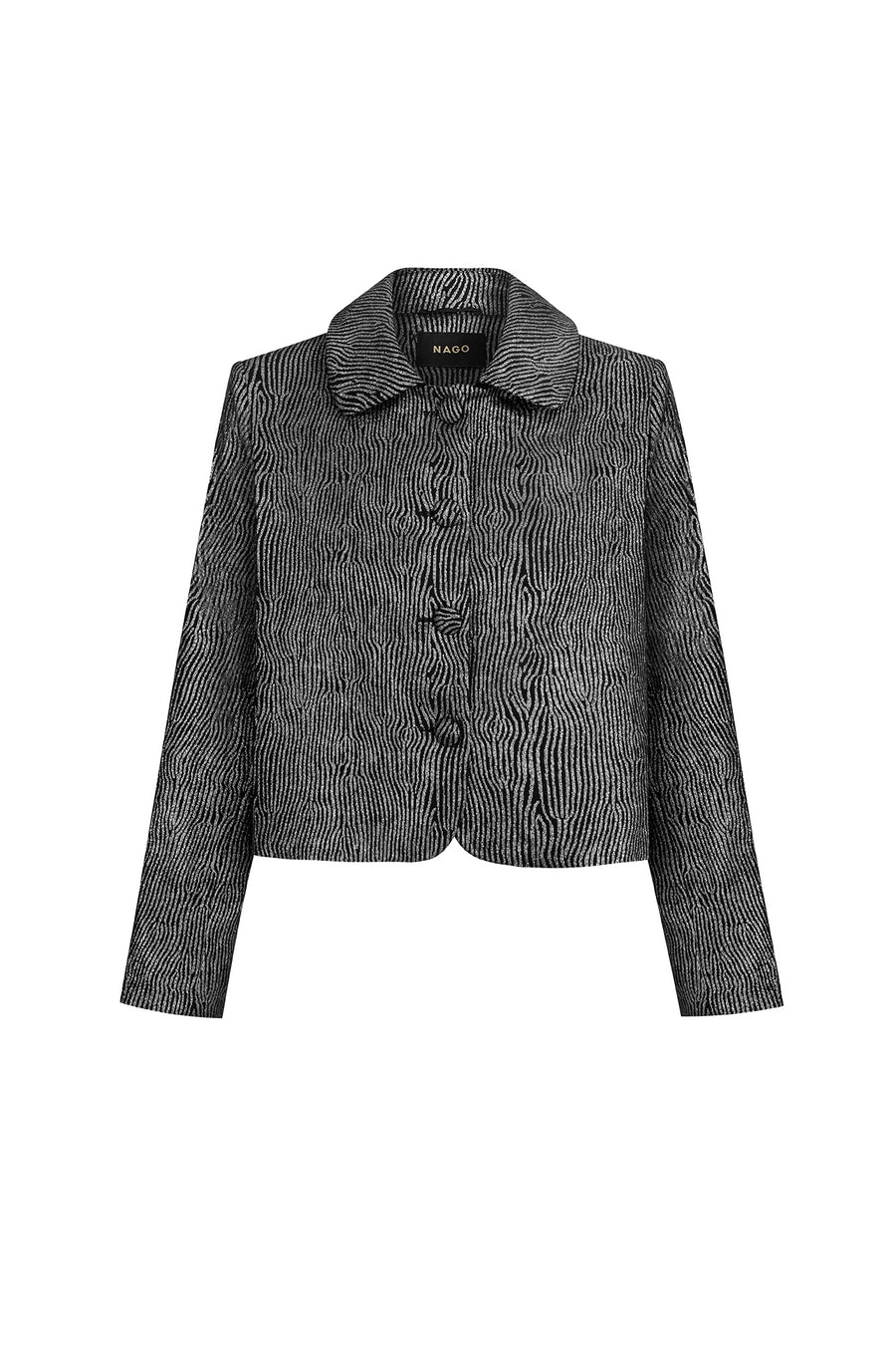 Shimmering cotton jacket / 18 / 16 / midnight sky