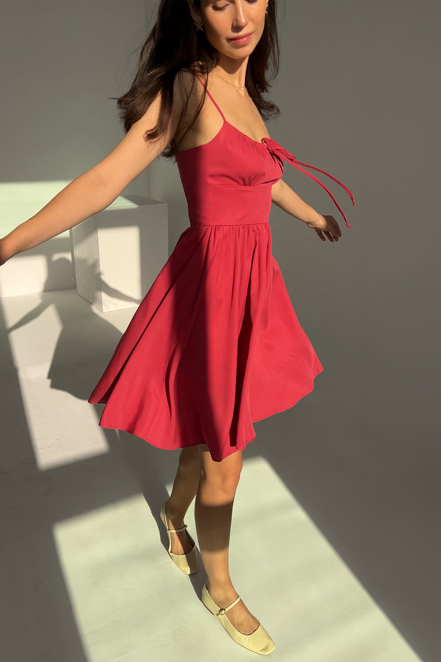 Dress in Tencel™ / 03 / 18 / blush red