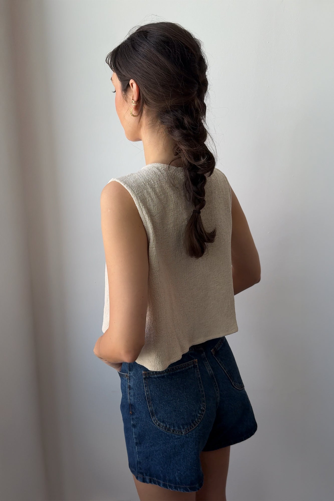 Shirt in cotton / 12 / 24 / unbleached