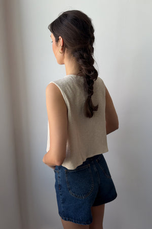 Shirt in cotton / 12 / 24 / unbleached