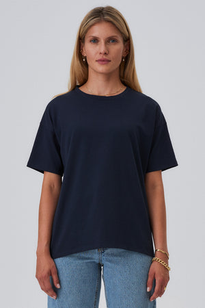 T-shirt in organic cotton / 13 / 27 / night blue