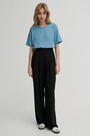 T-shirt in organic cotton / 13 / 02 / sky blue
