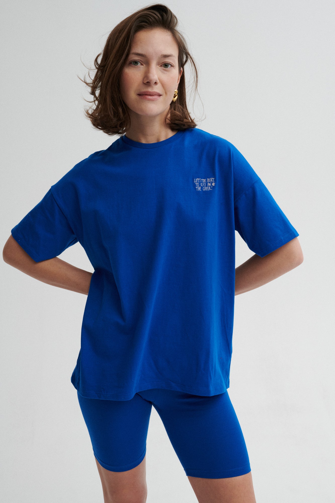 T-shirt in fine cotton / 13 / 27 / ultramarine