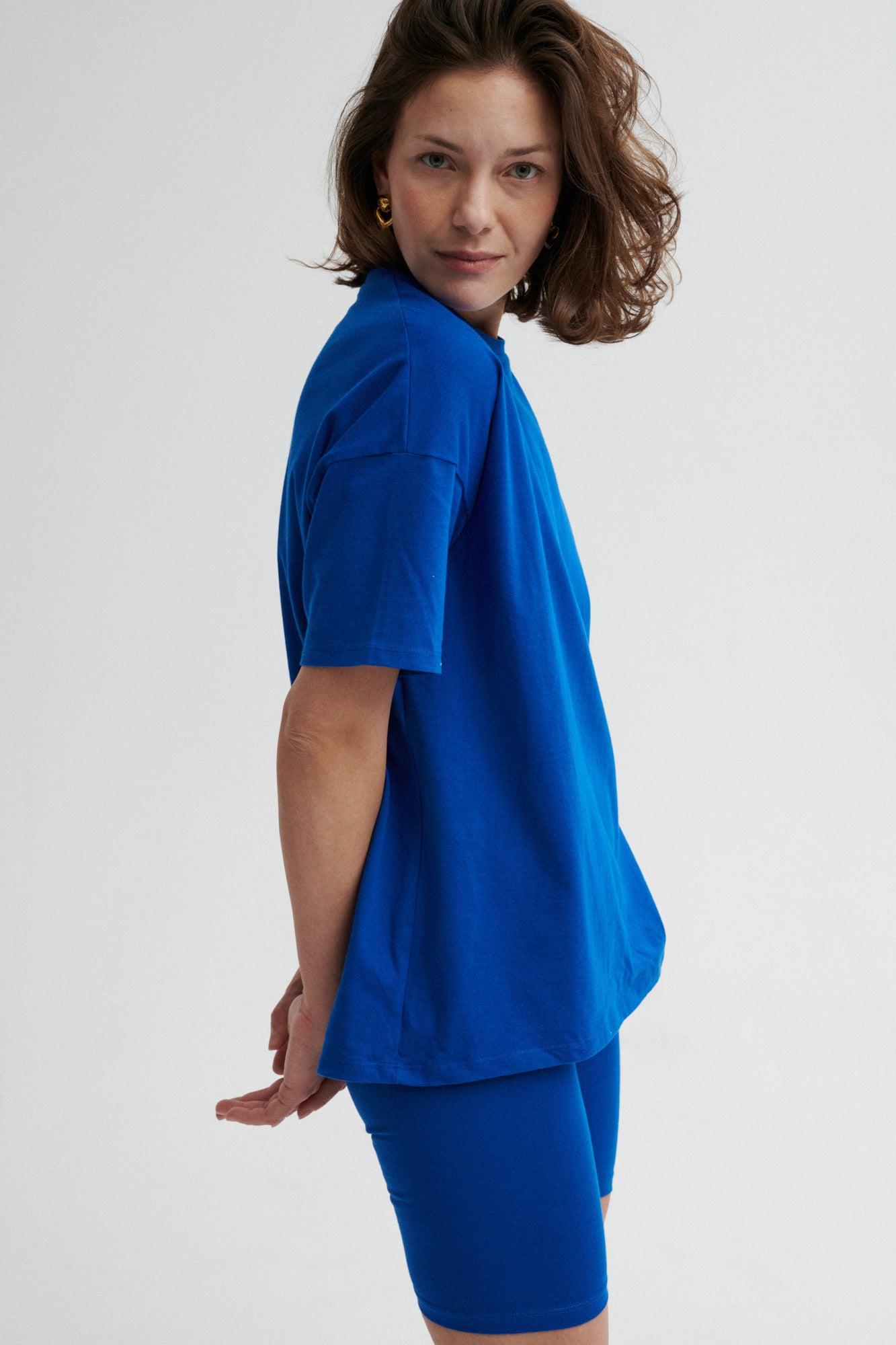 T-shirt in fine cotton / 13 / 27 / ultramarine