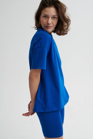 T-shirt in fine cotton / 13 / 27 / ultramarine