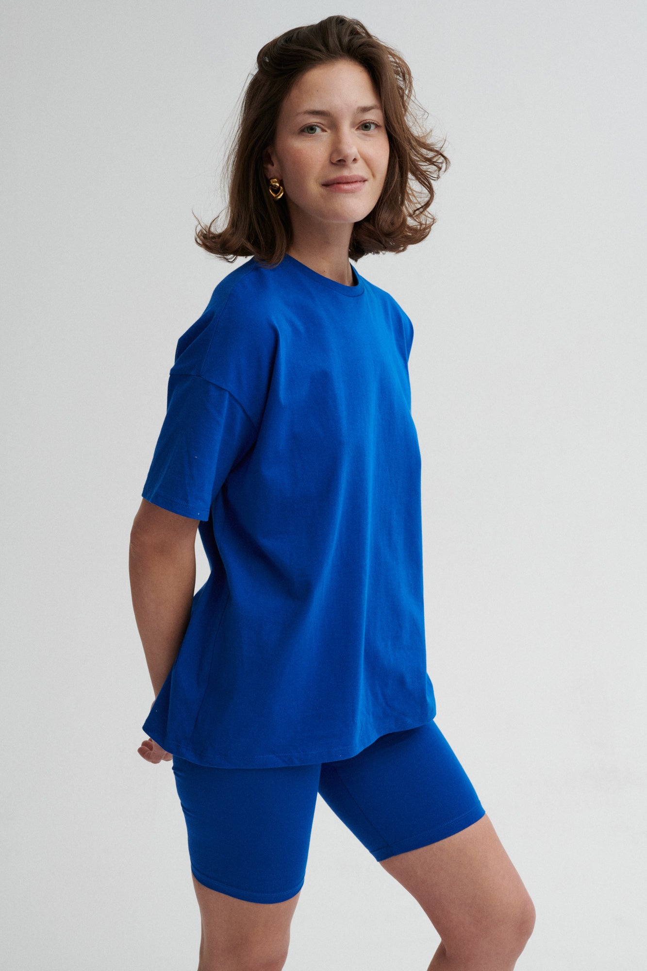 T-shirt in fine cotton / 13 / 27 / ultramarine