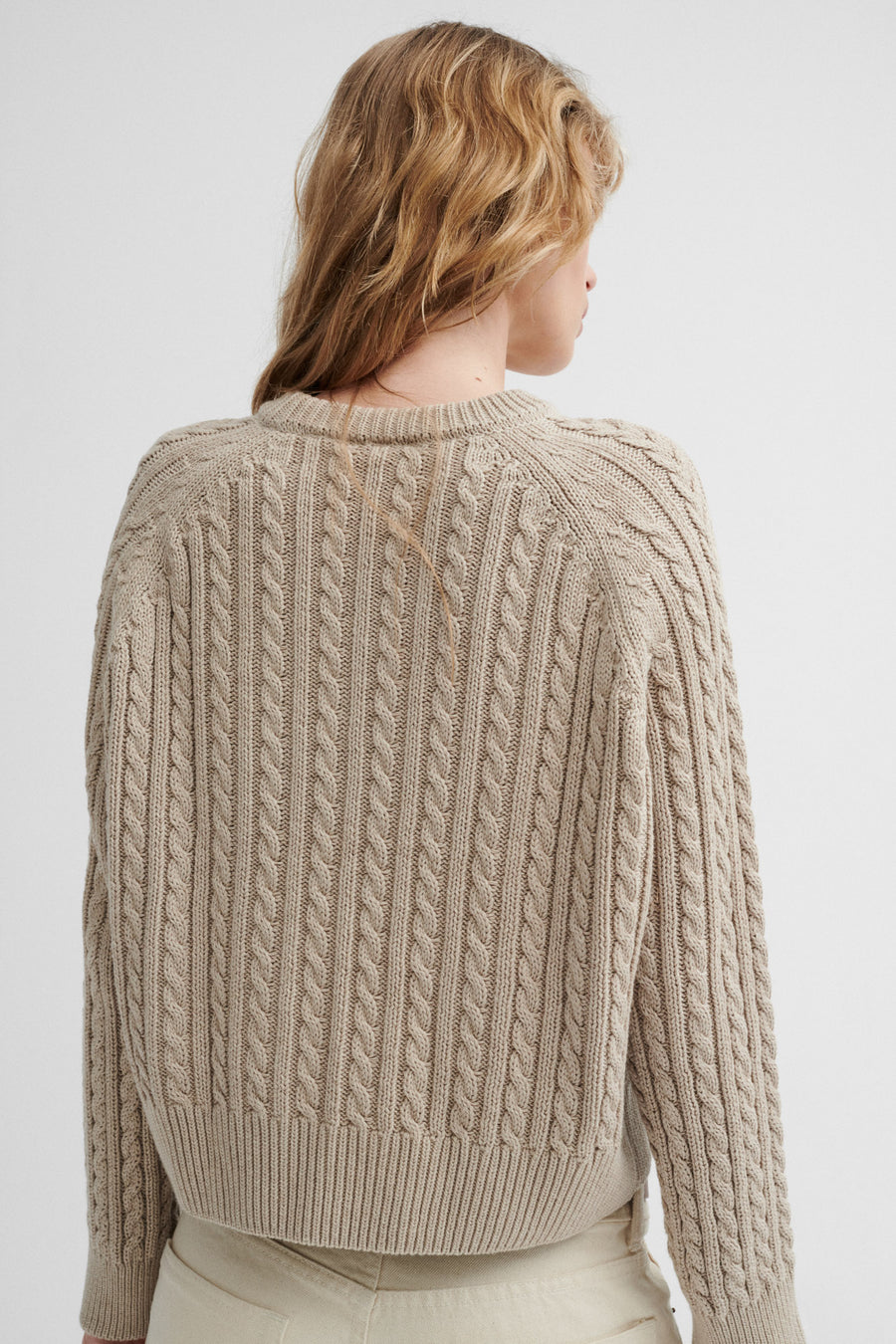 Sweater in organic cotton / 16 / 14 / dust storm