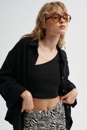 Top in organic cotton / 10 / 08 / onyx black