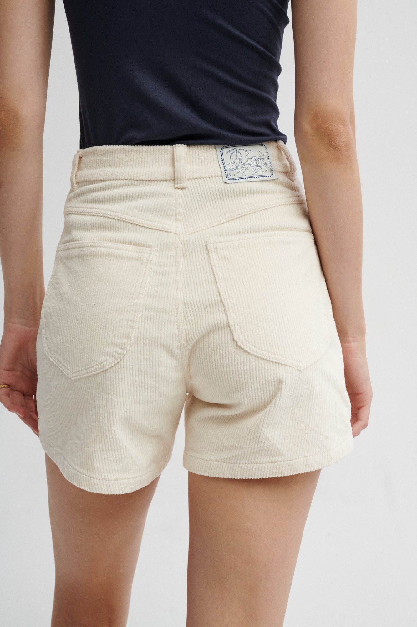 Cotton corduroy shorts / 09 / 14 / cream white